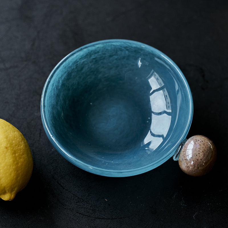 Vintage Style Mini Glass Bowl - Green