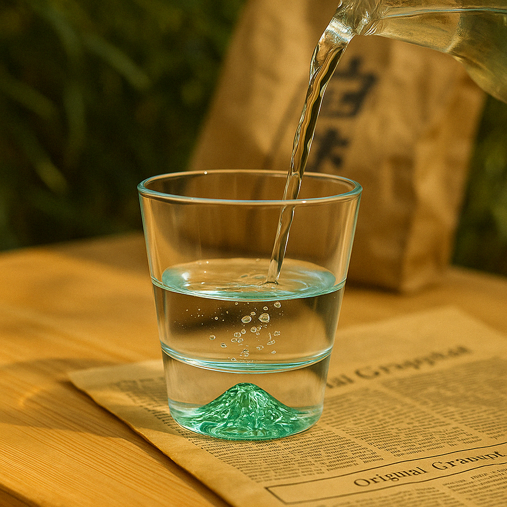 wine glass wine glasses stemless wine glasses Japanese style fuji mountain crystal glasses Japanese style whiskey glass Japanese glassware Japanese scotch glasses