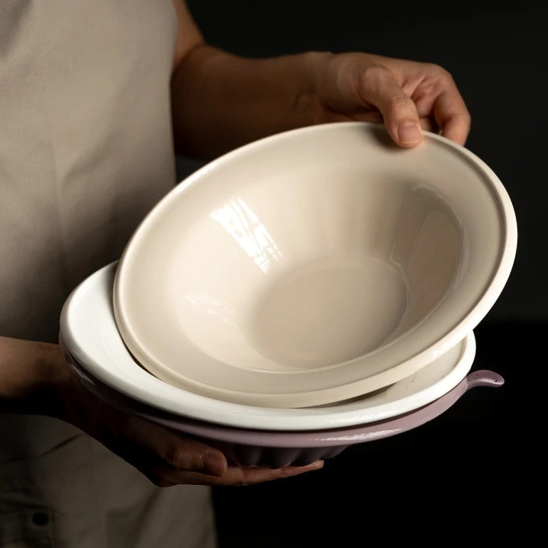 French Cloud Ceramic Plate