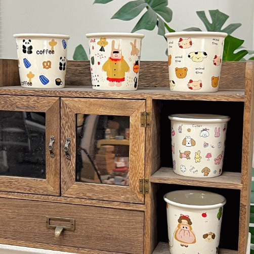 Coffee mug ceramic mugs ceramic mug ceramic travel mug ceramic travel coffee mug cute print cute animal print large ceramic coffee mug