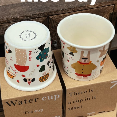 Coffee mug ceramic mugs ceramic mug ceramic travel mug ceramic travel coffee mug cute print cute animal print large ceramic coffee mug