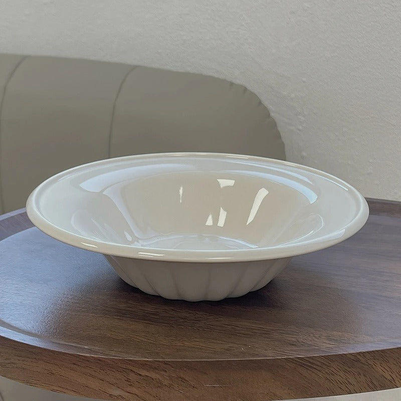 French Cloud Ceramic Plate