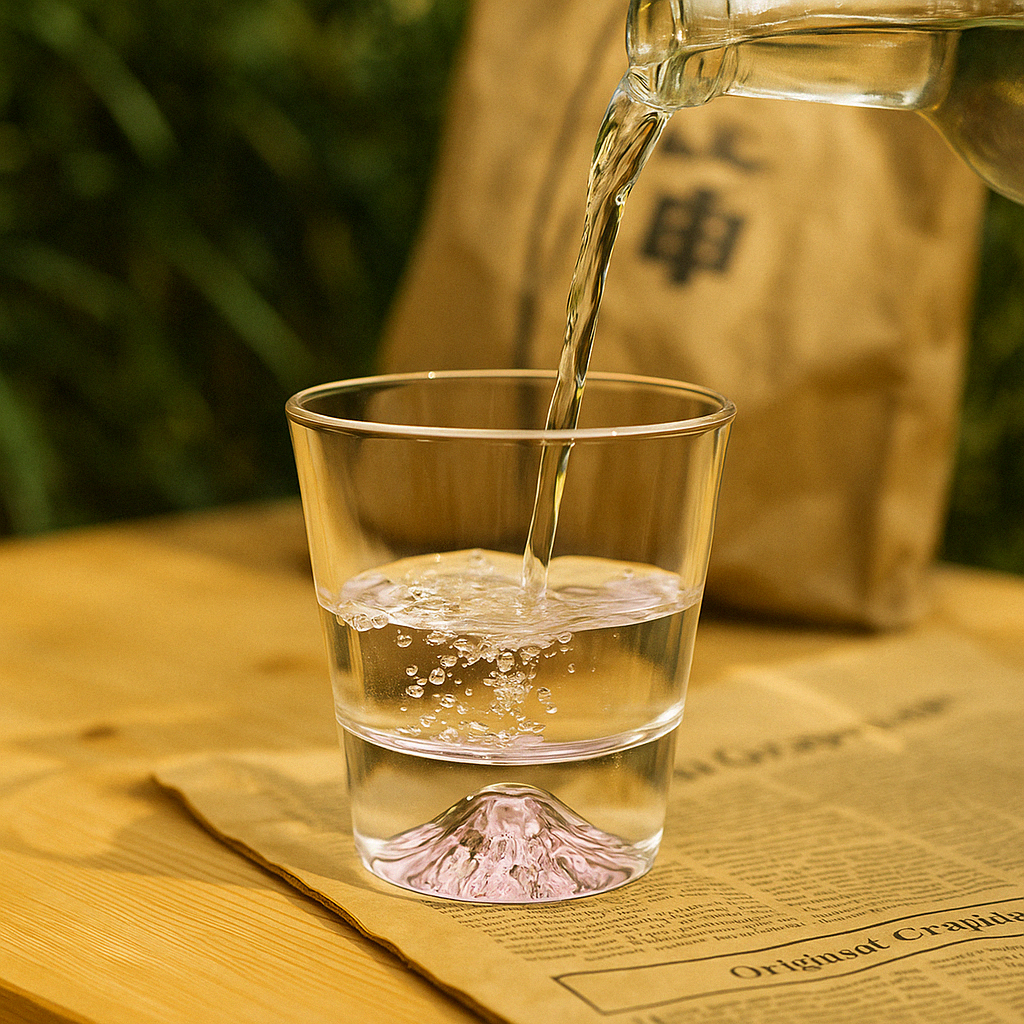 wine glass wine glasses stemless wine glasses Japanese style fuji mountain crystal glasses Japanese style whiskey glass Japanese glassware Japanese scotch glasses father's day gift father's birthday gift dad's gift stemless glasses crystal wine glasses 