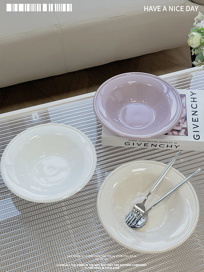 French Cloud Ceramic Plate