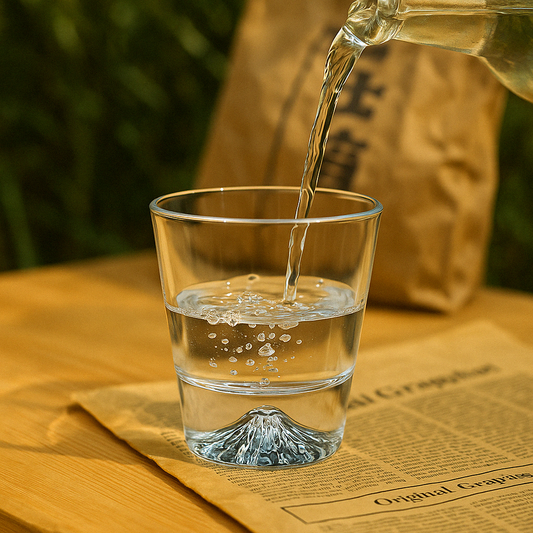 wine glass wine glasses stemless wine glasses Japanese style fuji mountain crystal glasses Japanese style whiskey glass Japanese glassware Japanese scotch glasses 