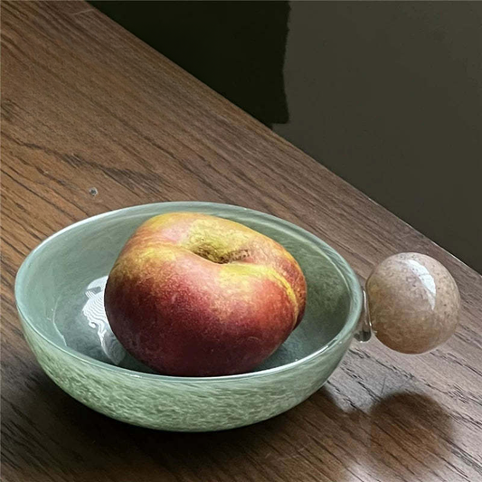 Vintage Style Mini Glass Bowl - Misty Green